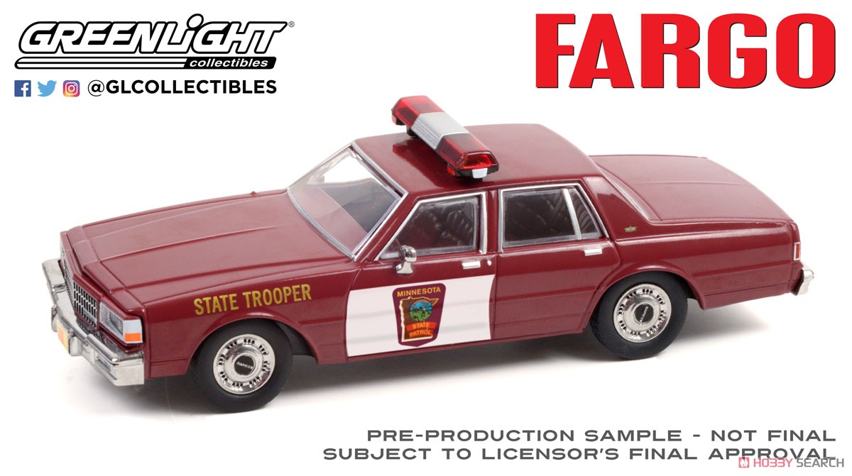 Fargo (1996) - 1987 Chevrolet Caprice - Minnesota State Trooper (ミニカー) 商品画像1