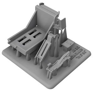 .50 Cal Ammuntion Tray (Plastic model)