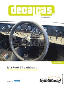 Ford GT40 Mk II - Dashboard Decals (Decal)
