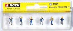 36279 (N) Shunters Epoch III & IV (6 Pieces) [Rangierer Epoche III & IV] (Model Train)