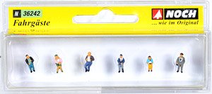 36242 (N) Passengers (without Benches) (6 Pieces) [Fahrgaste] (Model Train)
