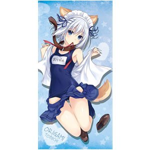 Date A Live IV Origami Tobiichi 120cm Big Towel School Swimsuit Ver. (Anime Toy)