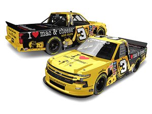 `ボビー・リユース` `ロジャー・リユース` #3 アイハートマック&チーズ シボレー シルバラード NASCAR キャンピングワールド・トラックシリーズ 2021 (ミニカー)