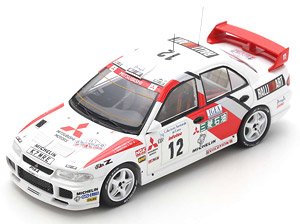 Mitsubishi Lancer Evolution III No.12 3rd Tour de Corse Rally de France 1995 Andrea Aghini - Sauro Farnocchia (Diecast Car)