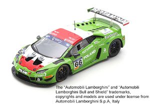 Team Poland Lamborghini Huracan GT3 EVO No.66 2nd FIA Motorsport Games GT Cup Vallelunga 2019 (ミニカー)