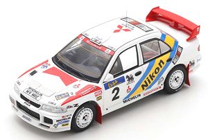 Mitsubishi Lancer Evolution III No.2 Winner Rally Hong Kong - Beijing 1995 Kenneth Eriksson - Staffan Parmander (Diecast Car)