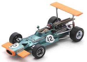 BRM P133 No.12 Spanish GP 1969 Jackie Oliver (ミニカー)