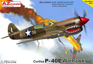 P-40E Warhawk `AVG` (Plastic model)