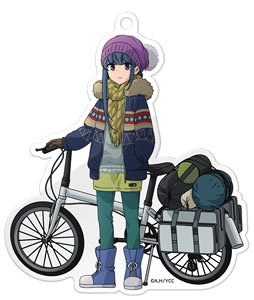 Laid-Back Camp Rin Shima Acrylic Key Ring (Anime Toy)