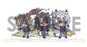 [Disney: Twisted-Wonderland] Wachatto! Diorama Acrylic Stand B. Savanaclaw Dormitory (Anime Toy)