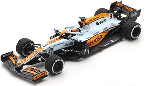 McLaren MCL35M No.3 McLaren Monaco GP 2021 Daniel Ricciardo (Diecast Car)