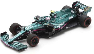 Aston Martin AMR21 No.5 Aston Martin Cognizant F1 Team 2nd Azerbaijan GP 2021 S.Vettel (ミニカー)