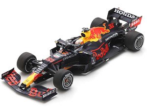 Red Bull Racing Honda RB16B No.33 Red Bull Racing Winner Monaco GP 2021 Max Verstappen With No.1 Board (Diecast Car)