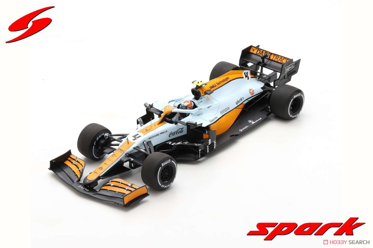 McLaren MCL35M No.4 McLaren 3rd Monaco GP 2021 Lando Norris With No.3 Board (ミニカー) 商品画像1