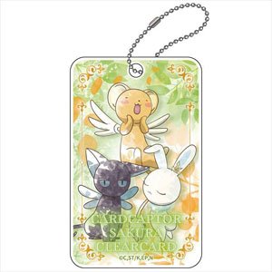 Cardcaptor Sakura: Clear Card Komorebi Art ABS Pass Case Kero-chan & Suppi & Momo (Anime Toy)