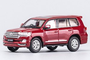 Toyota Land Cruiser LC200 RHD Red (Diecast Car)