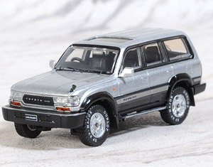 トヨタ ランドクルーザー LC80 RHD シルバー (ミニカー)