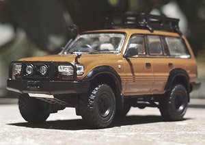 Toyota Land Cruiser LC80 Off-road Version- RHD Brown (Diecast Car)