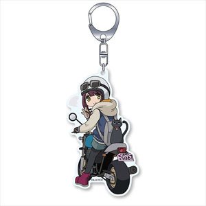 Laid-Back Camp Season 2 [Chara Ride] Ayano on Bike Acrylic Key Ring (Anime Toy)
