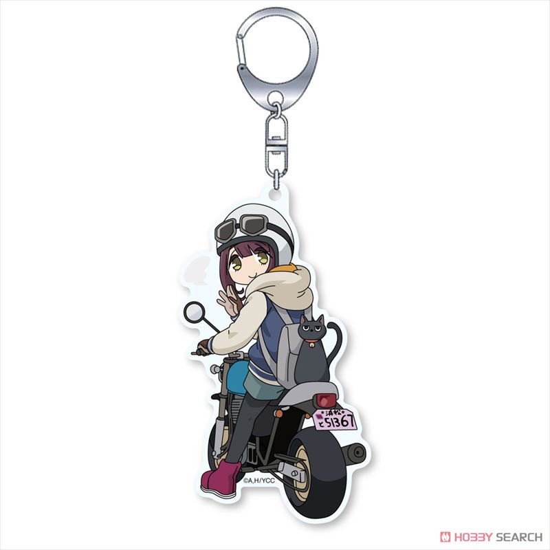Laid-Back Camp Season 2 [Chara Ride] Ayano on Bike Acrylic Key Ring (Anime Toy) 商品画像1