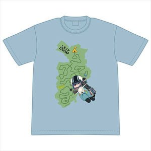 Laid-Back Camp Season 2 Shimarin Izu Map T-Shirt M (Anime Toy)