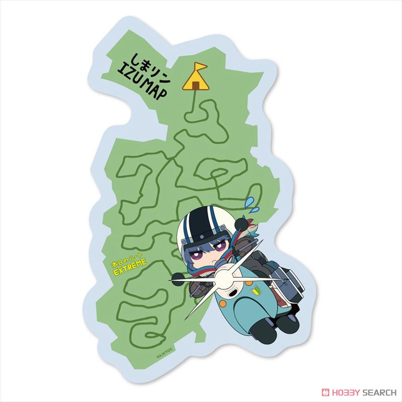 Laid-Back Camp Season 2 Shimarin Izu Map Mouse Pad (Anime Toy) 商品画像1
