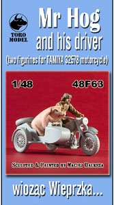 Mr.Hog and His Driver (for Tamiya 32578) (Plastic model)