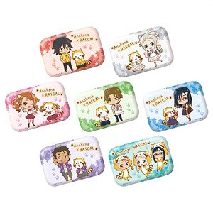 Anohana: The Flower We Saw That Day x Rascal the Raccoon Trading Square Can Badge (Set of 7) (Anime Toy)