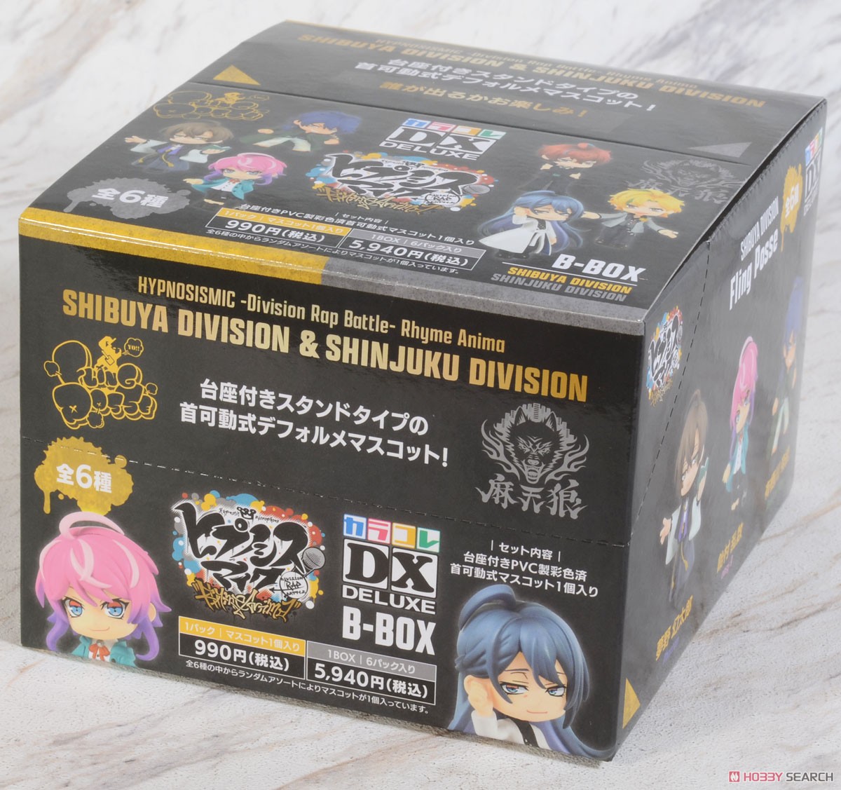 [Hypnosis Mic -Division Rap Battle-] Rhyme Anima Color Collection DX B-Box (Set of 6) (PVC Figure) Package1