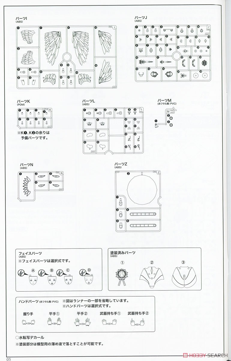 アルカナディア ルミティア (プラモデル) 設計図14