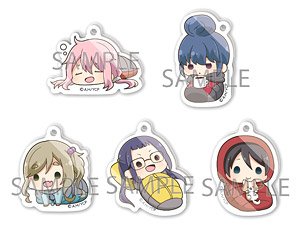 Eformed Yurucamp Futonmushi Mini Acrylic Ball Chain (Set of 5) (Anime Toy)