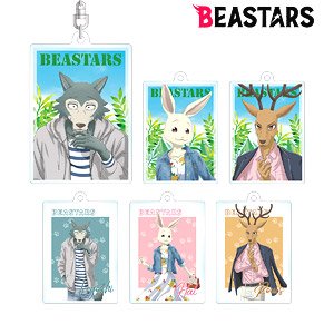 Beastars Tobu Zoo Collaboration Especially Illustrated Casual Wear Ver. Trading Acrylic Key Ring (Set of 6) (Anime Toy)