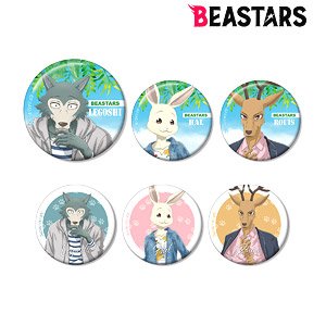 Beastars Tobu Zoo Collaboration Especially Illustrated Casual Wear Ver. Trading Can Badge (Set of 6) (Anime Toy)