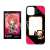 Black Star -Theater Starless- x Rascal Pushing Favorite Character iPhone Case (for iPhone12mini Size) (Riko) (Anime Toy) Item picture1