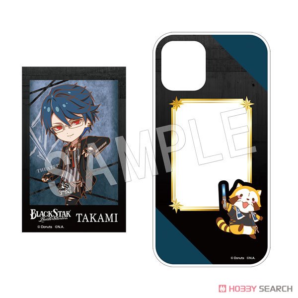 Black Star -Theater Starless- x Rascal Pushing Favorite Character iPhone Case (for iPhone12mini Size) (Takami) (Anime Toy) Item picture1