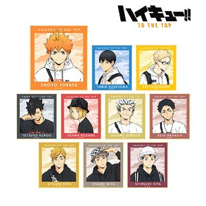 Haikyu!! To The Top x Tobu Zoo [Especially Illustrated] Leisure Ver. Trading Mini Colored Paper (Set of 10) (Anime Toy)