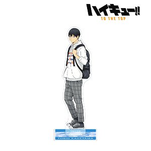 Haikyu!! To The Top x Tobu Zoo [Especially Illustrated] Tobio Kageyama Leisure Ver. Big Acrylic Stand (Anime Toy)
