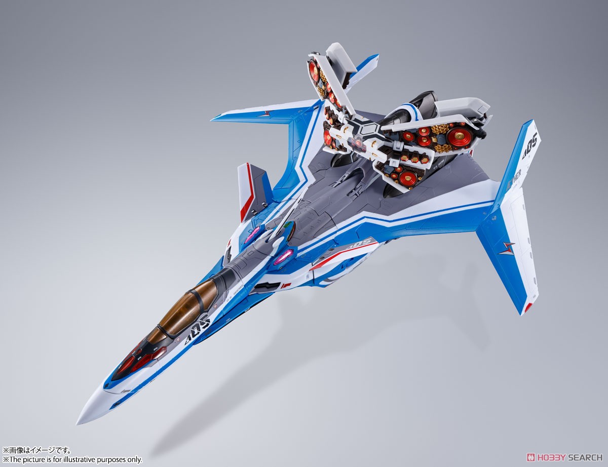 DX超合金 劇場版 VF-31Jジークフリード(ハヤテ・インメルマン機)【フォールドプロジェクションユニット装備】 (完成品) 商品画像5