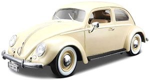 VW Beetle 1955 (Beige) (Diecast Car)