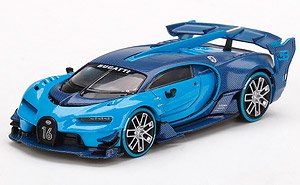 ブガッティ ビジョン グランツーリスモ ブルー (左ハンドル) (ミニカー)