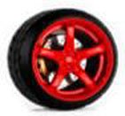 D Model Wheels No.13 (Red) (ミニカー) 商品画像1