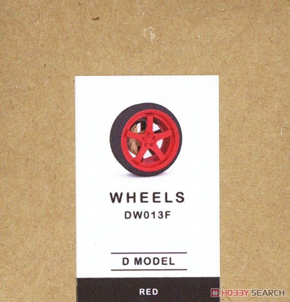 D Model Wheels No.13 (Red) (ミニカー) パッケージ1