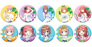 [The Quintessential Quintuplets Season 2] Chara Badge Collection Especially Illustrated (Set of 10) (Anime Toy)