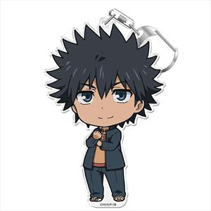 A Certain Magical Index III Puni Colle! Key Ring (w/Stand) Touma Kamijo (Anime Toy)