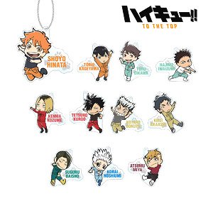 Haikyu!! To The Top x Tobu Zoo Chibi Chara Keeper Ver. Trading Acrylic Key Ring (Set of 11) (Anime Toy)