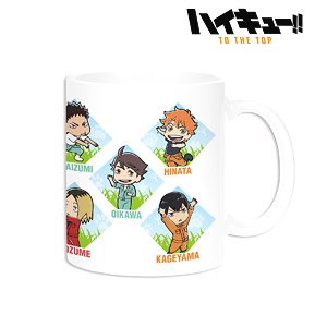 Haikyu!! To The Top x Tobu Zoo Chibi Chara Keeper Ver. Mug Cup (Anime Toy)