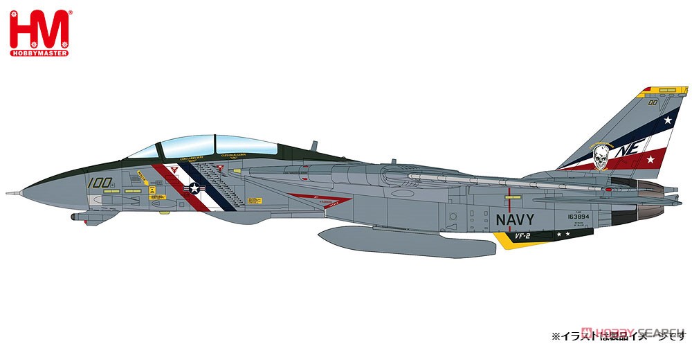 F-14D トムキャット `アメリカ海軍 第2戦闘飛行隊 バウンティハンターズ 2003` (完成品飛行機) その他の画像1