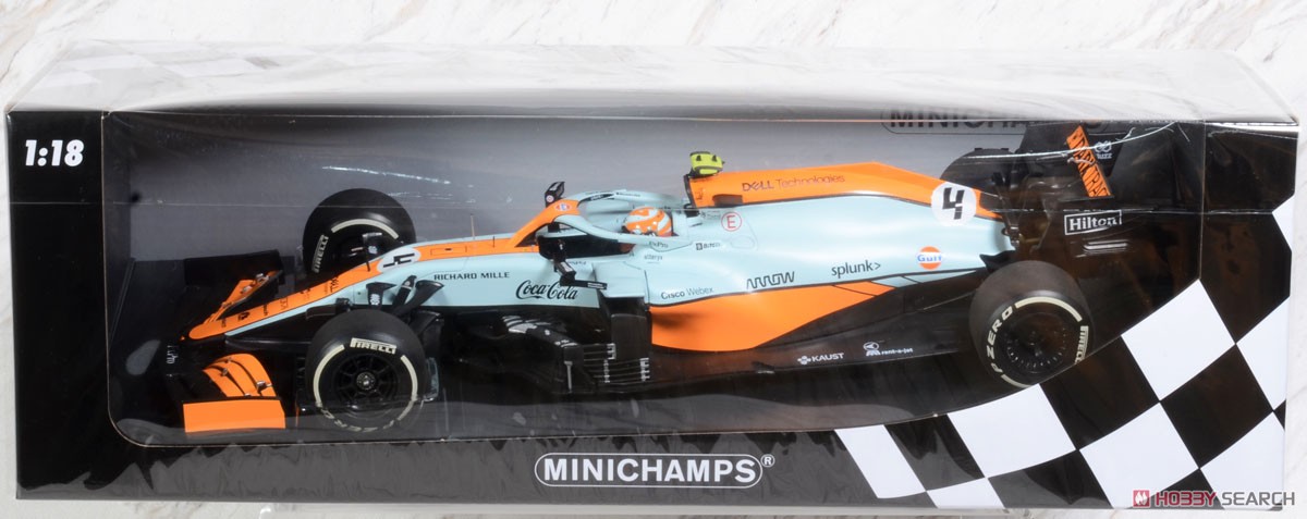 マクラーレン F1 チーム MCL35M ランド・ノリス モナコGP 2021 3位入賞 (ミニカー) パッケージ1
