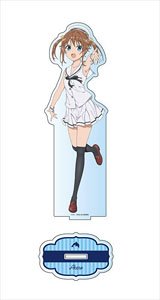 High School Fleet the Movie Big Acrylic Stand Akeno Misaki Marine Ver. (Anime Toy)