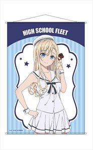 High School Fleet the Movie B2 Tapestry Wilhelmina Marine Ver. (Anime Toy)